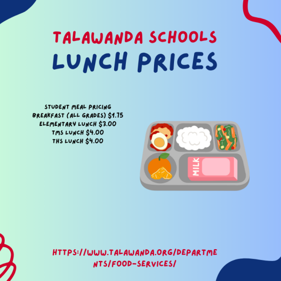 Breakfast & Lunch Prices